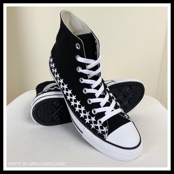 CONVERSE CANVAS HIGH TOPS CHUCK TAYLOR SNEAKERS - Picture 6 of 8